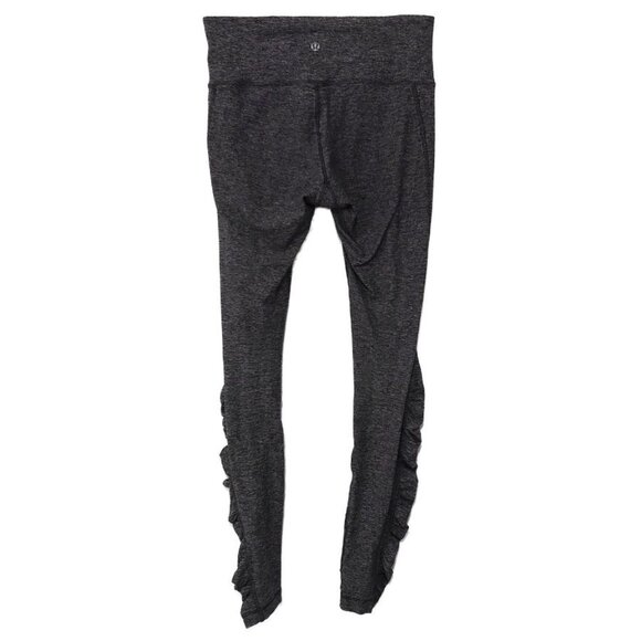 Lululemon Run: Turn Around Tight Heathered Black - Picture 6 of 11